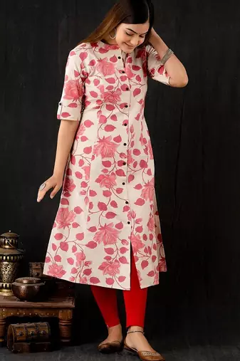 Cotton anarkali only kurti