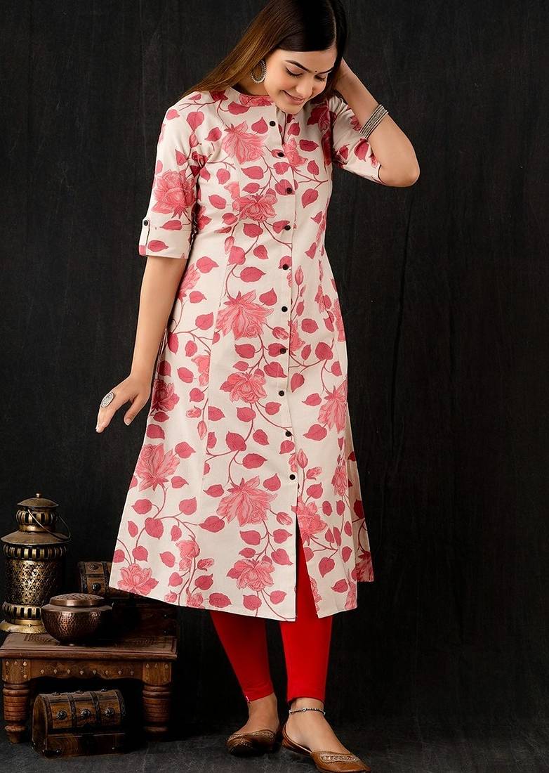 Cotton anarkali only kurti