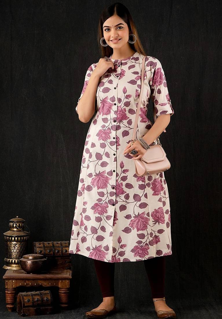Cotton anarkali only kurti