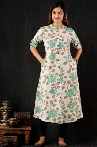 Cotton anarkali only kurti