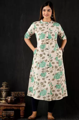 Cotton anarkali only kurti