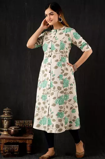 Cotton anarkali only kurti