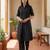 Cotton cambric kurti-pant cord set