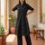 Cotton cambric kurti-pant cord set