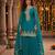 Tora silk embroidered palazzo suit with matching dupatta