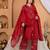 Cotton a-line kurti-pant-dupatta set