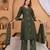 Cotton a-line kurti-pant-dupatta set