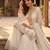 Tora silk embroidered palazzo suit with matching dupatta