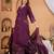 Cotton a-line kurti-pant-dupatta set