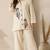 Cotton cambric linen kurti-pant cord set