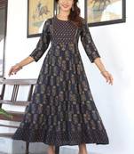 Reyon anarkali gawn