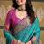 Traditional designer patola silk blend sarees for festive & wedding wear