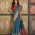 Traditional designer patola silk blend sarees for festive & wedding wear