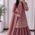 Purple Heavy Embroidery Sequins Work Kurta Set
