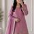 Pink Heavy Embroidery Sequins Work Kurta Set