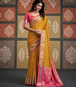 Traditional designer patola silk sarees for festive & wedding wear