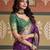 Traditional designer patola silk blend sarees for festive & wedding wear
