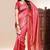 Red lichi silk zari weaving saree with blouse