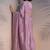 Mauve rasberry silk thread embroidery with sequins work saree with blouse