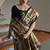Green banarasi silk paithani woven saree with blouse