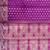 Banarasi cotton silk saree in magenta  with   zari booti   work