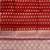 Banarasi cotton silk saree in red  with   zari booti   work