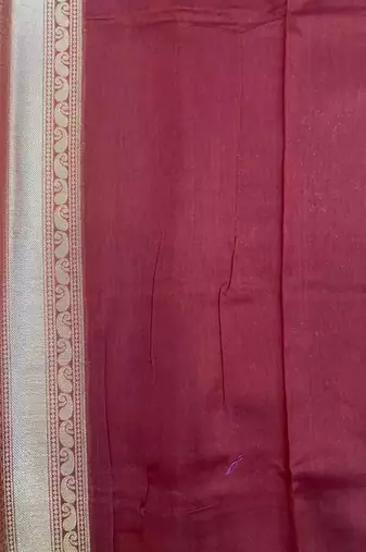 Banarasi cotton silk saree in mustard with panboota  work