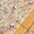 Banarasi digital print cotton silk saree in mustard with   zari booti   work