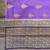 Banarasi cotton silk saree in lavender with panboota  work