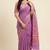 Banarasi cotton silk saree in pink with   zari booti   work