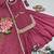Womens  embroidery sequins work  palazzo set