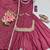 Womens  embroidery sequins work  palazzo set