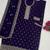 Purple color embroideried faux georgette semi stitched salwar suit