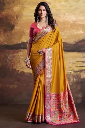 Patola silk blend saree collection 