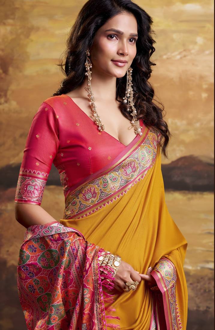 Patola silk blend saree collection 