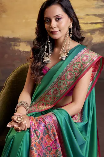 Patola silk blend saree 