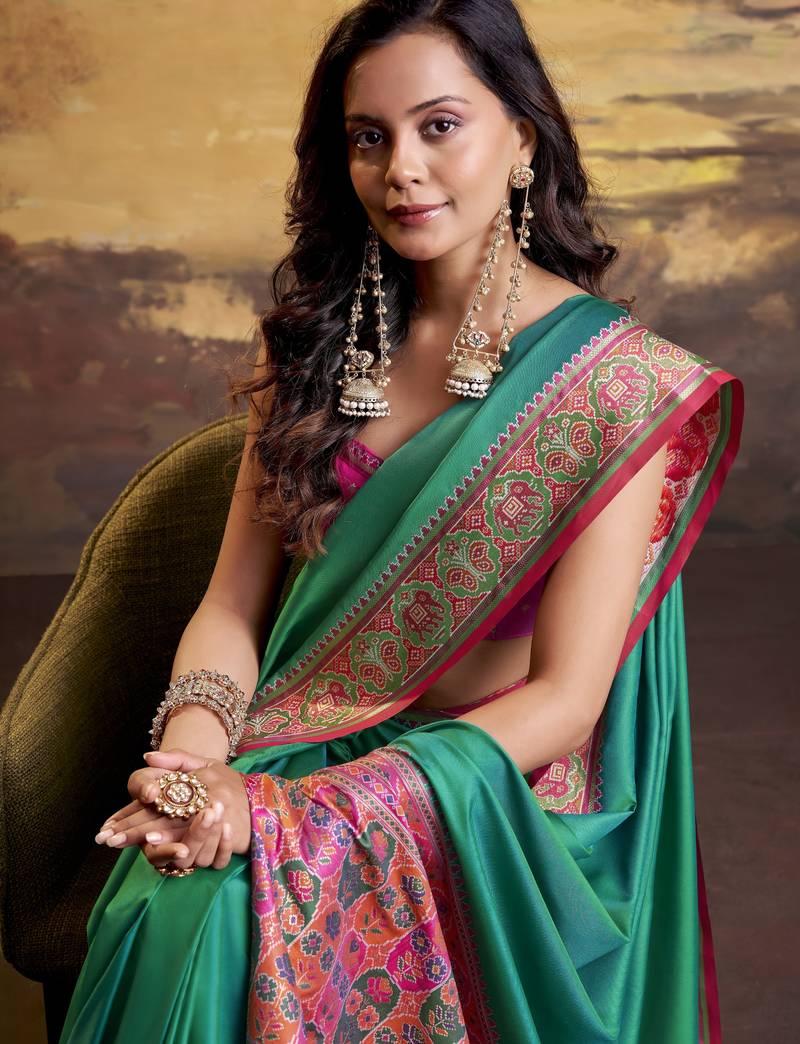 Patola silk blend saree collection 