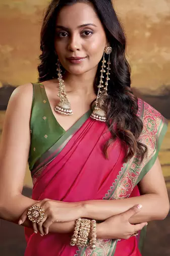 Patola silk blend saree 