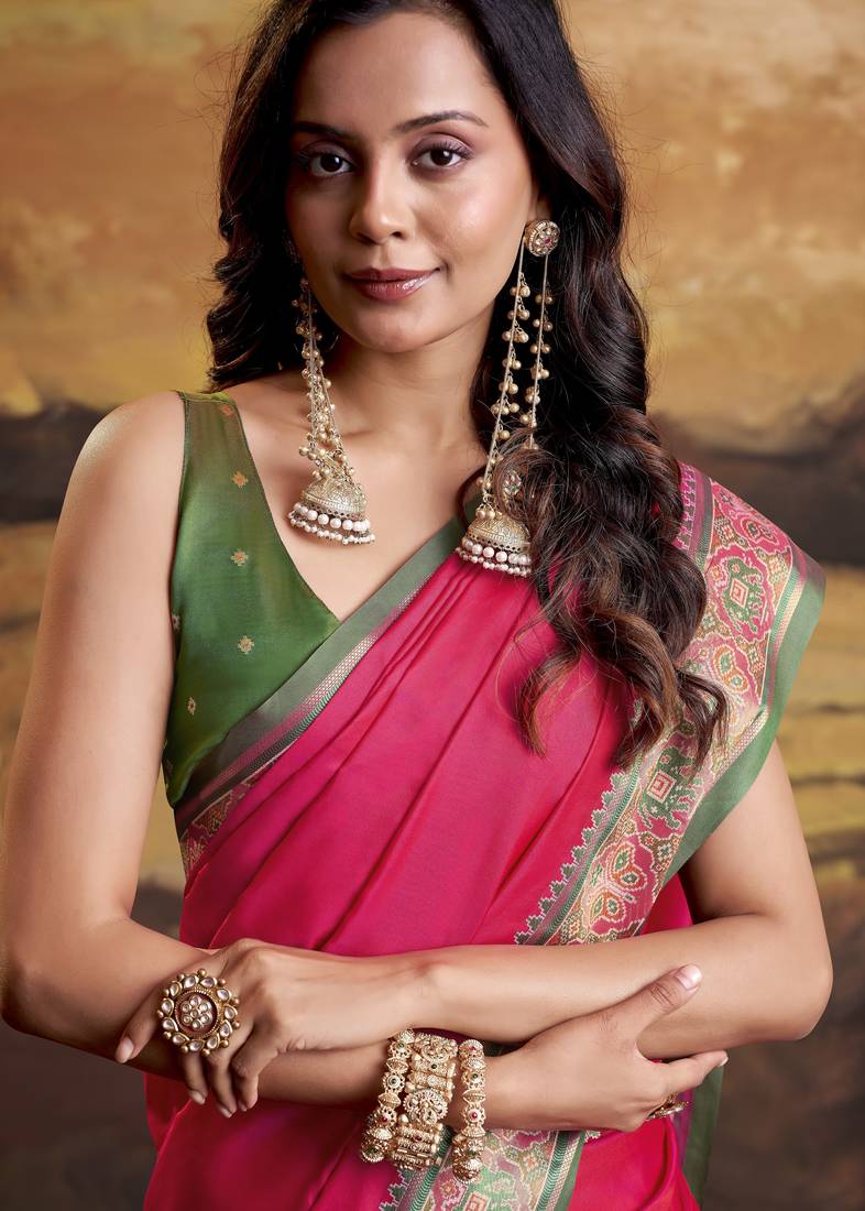 Patola silk blend saree collection 