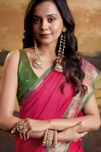 Patola silk blend saree 