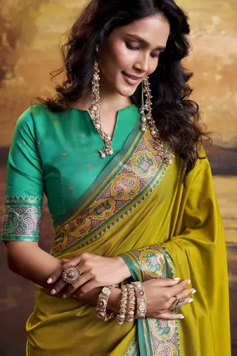 Patola silk blend saree 