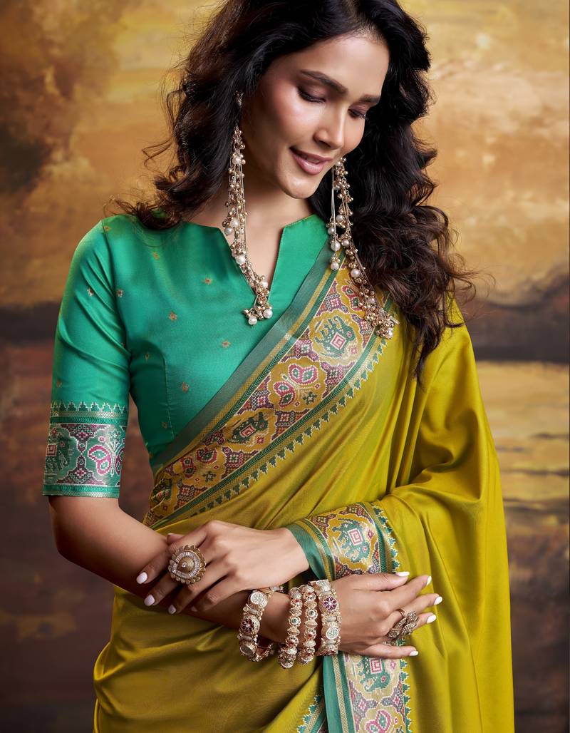 Patola silk blend saree collection 