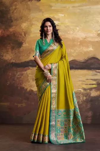 Patola silk blend saree 