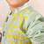 Mint green printed chanderi kurta set