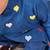 Blue embroidered silk kurta set