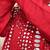 Red embroidered cotton kurta set