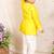 Yellow embroidered chanderi kurta set