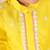 Yellow embroidered chanderi kurta set