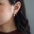 Graceful Gem Drop Earrings | 2-in-1 Stud & Drop Earrings | 18K Gold Plated Anti-Tarnish Daily Wear