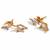Graceful Gem Drop Earrings | 2-in-1 Stud & Drop Earrings | 18K Gold Plated Anti-Tarnish Daily Wear